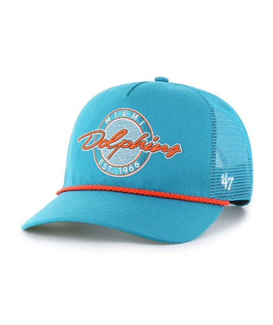 Miami Dolphins '47 Promenade Hitch Relaxed Trucker Adjustable Hat