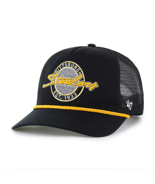 Pittsburgh Steelers '47 Promenade Hitch Relaxed Trucker Adjustable Hat