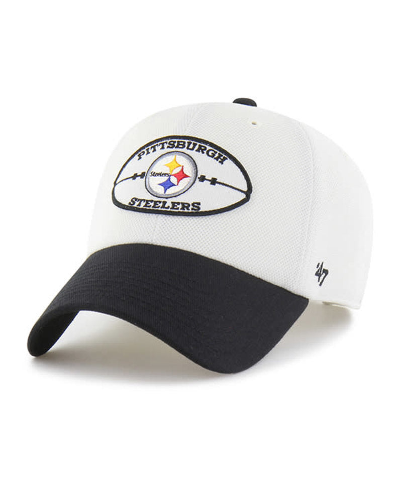 Pittsburgh Steelers  '47 Sandstone Pique Patch Clean Up Adjustable Relax Fit Hat