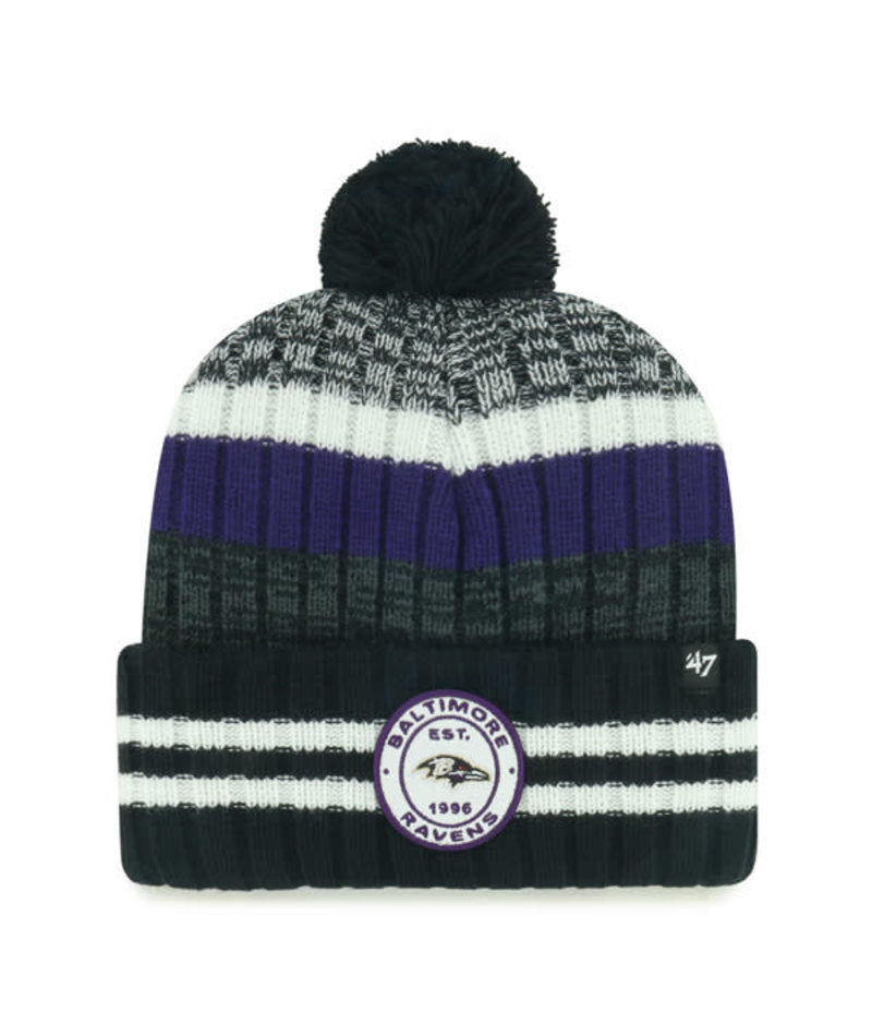 Baltimore Ravens '47 Quiver Cuff Knit Hat