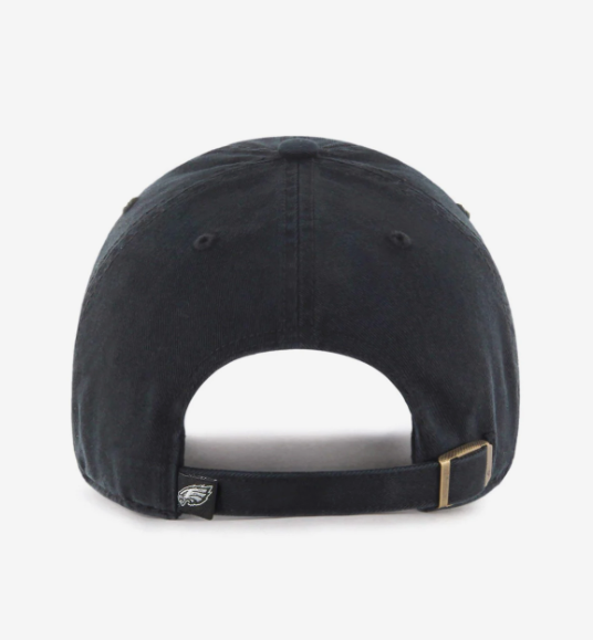 Philadelphia Eagles '47 Brand  Black Clean Up Adjustable Hat