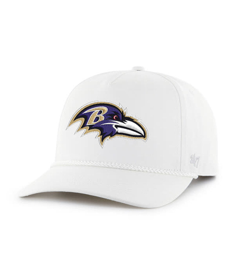 Baltimore Ravens '47 White Hitch Adjustable Hat