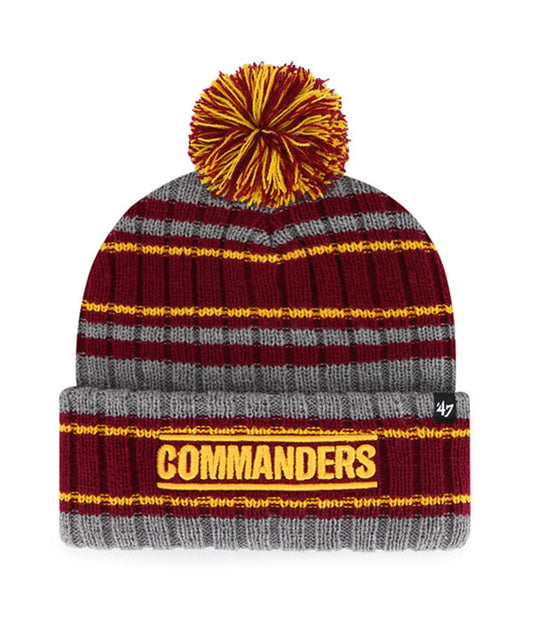 Washington Commanders '47 Brand Dark Gray Rexford Knit Hat