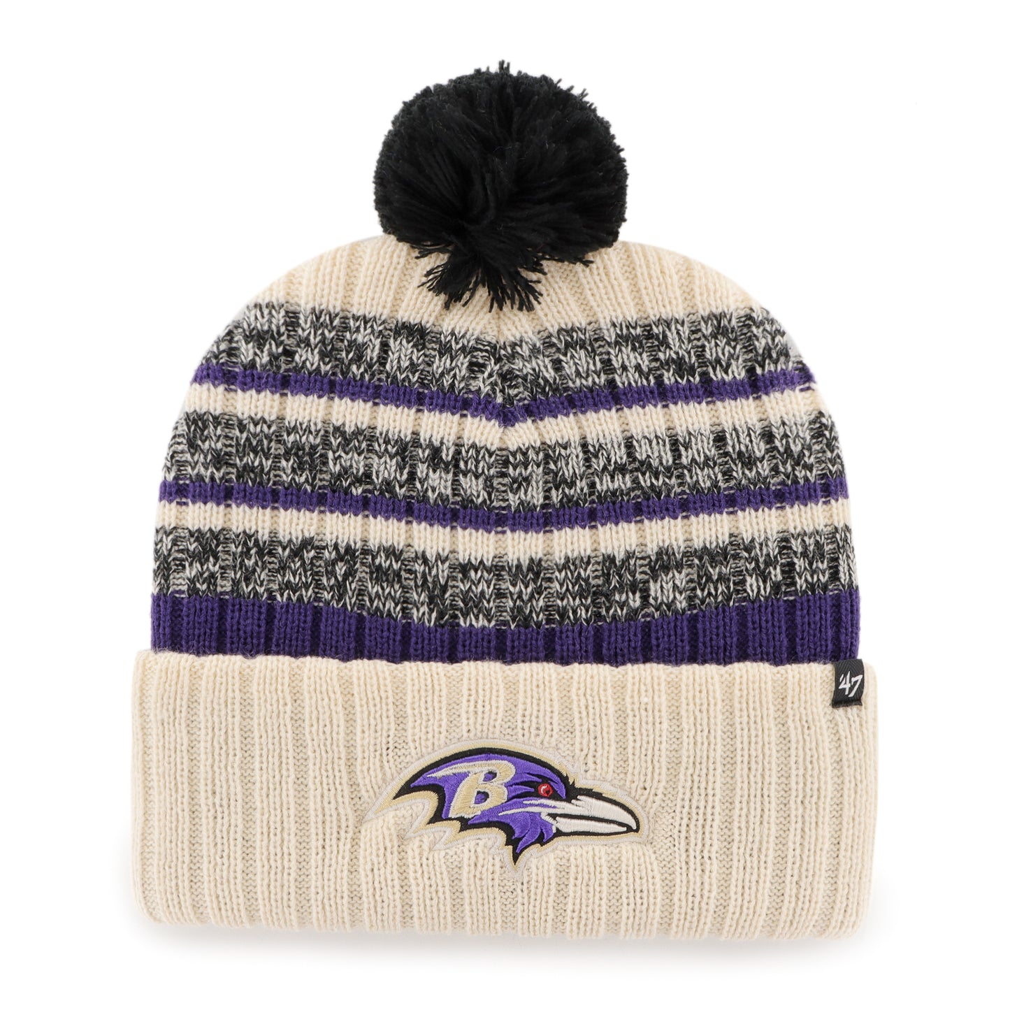 Baltimore Ravens '47 Brand Tavern Cuff Knit Hat