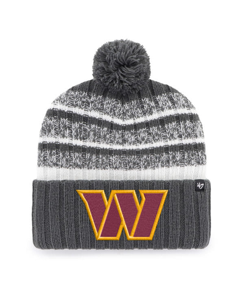 Washington Commanders '47 Brand Tavern Gray Cuff Knit Hat