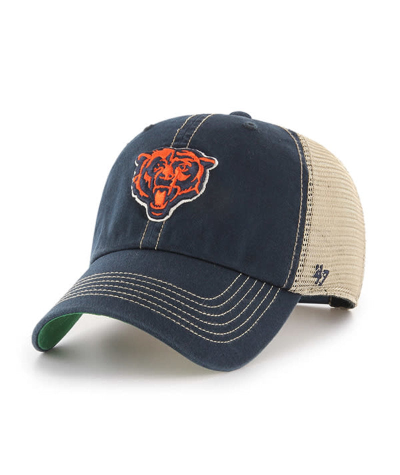 Chicago Bears Blue Trawler Trucker Mesh '47 Clean Up Hat