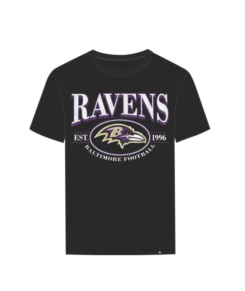 Baltimore Ravens '47 Deluxia Franklin Men's T-shirt- Black