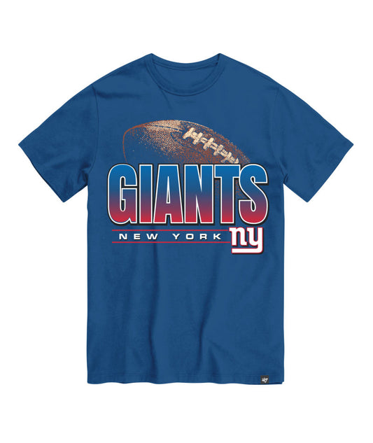 New York Giants '47 Flint Shadow Down T-Shirt-Blue