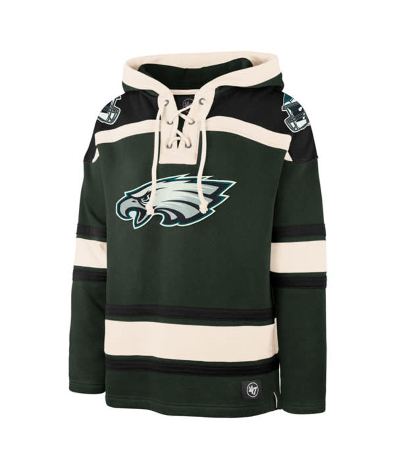Philadelphia Eagles '47 Brand Superior Lacer Green Hoodies