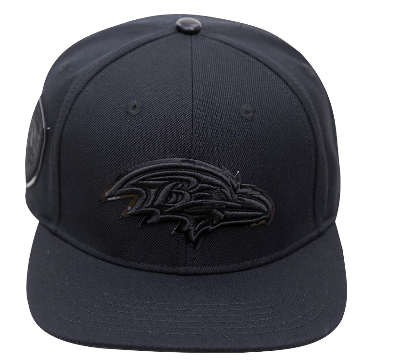 Baltimore Ravens Pro Standard Triple Black Snapback