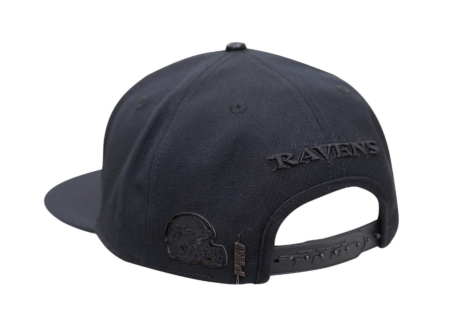 Baltimore Ravens Pro Standard Triple Black Snapback