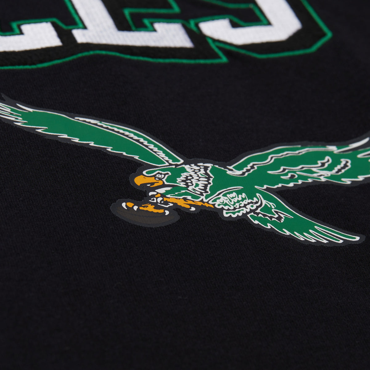Philadelphia Eagles Mitchell & Ness Training Camp Vintage Logos Long Sleeve Shirt