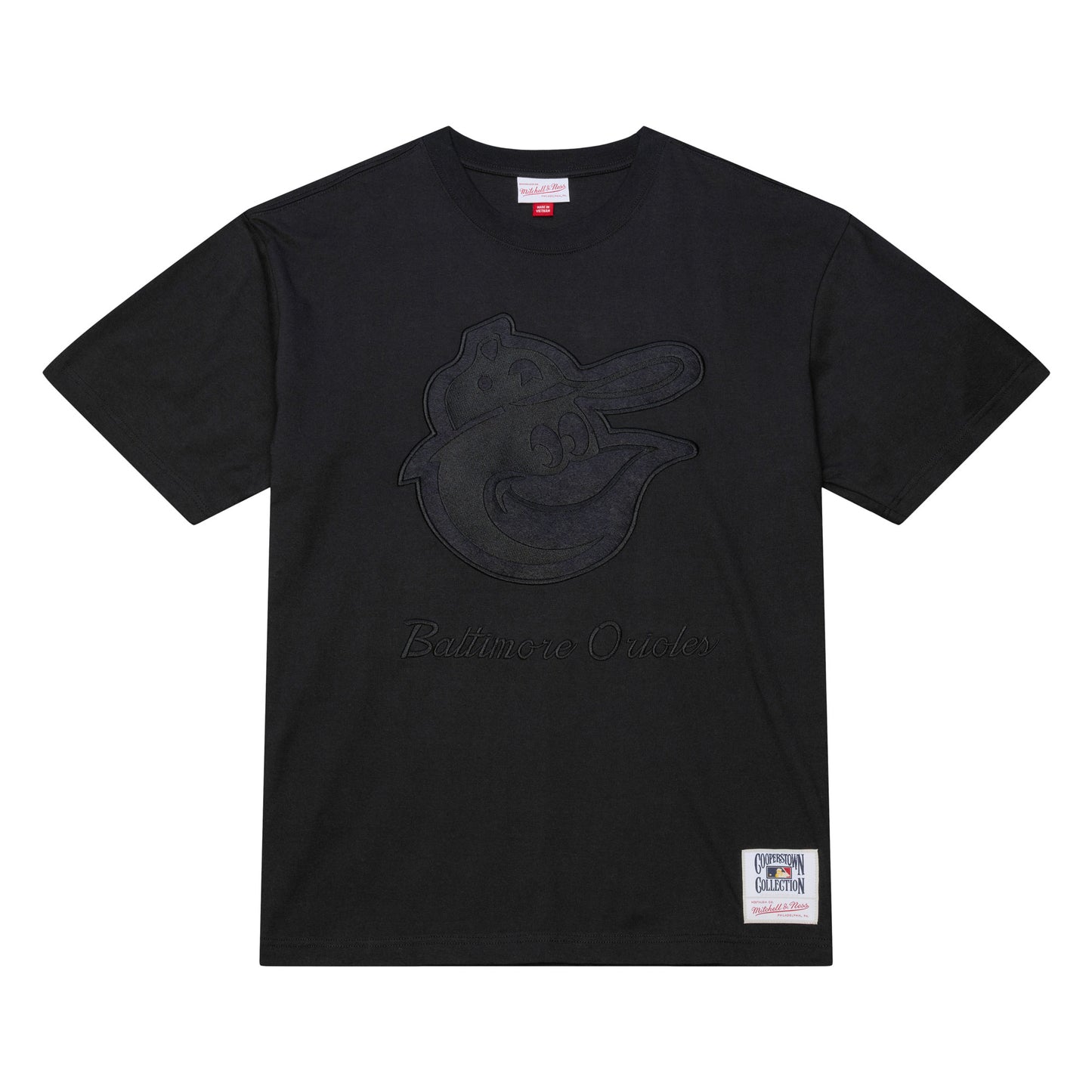Baltimore Orioles Mitchell & Ness Cooperstown Collection Phantom T-Shirt - Black