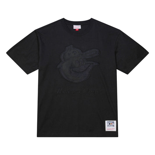 Baltimore Orioles Mitchell & Ness Cooperstown Collection Phantom T-Shirt - Black