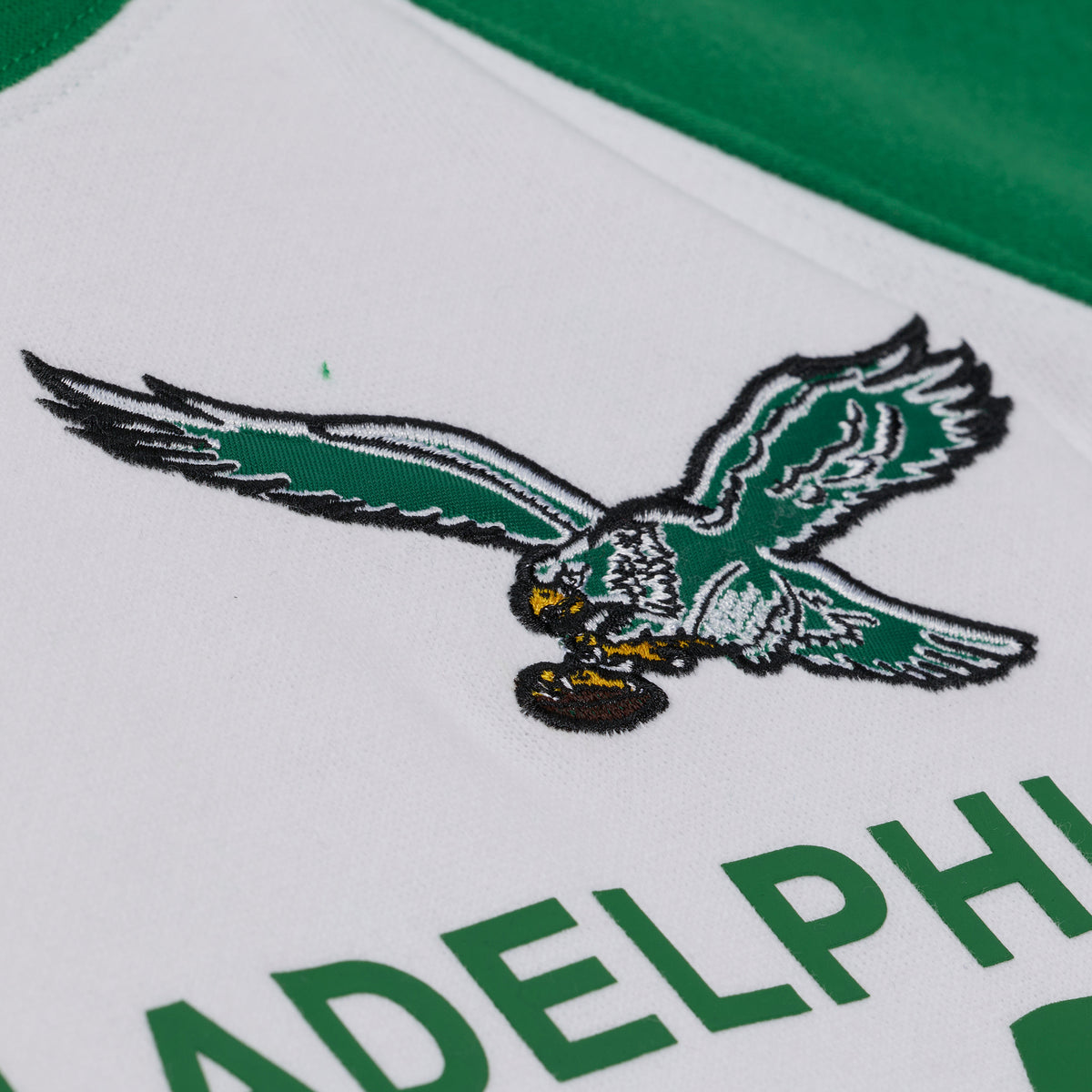 Philadelphia Eagles Mitchell & Ness Women's Head Coach Raglan Shirt