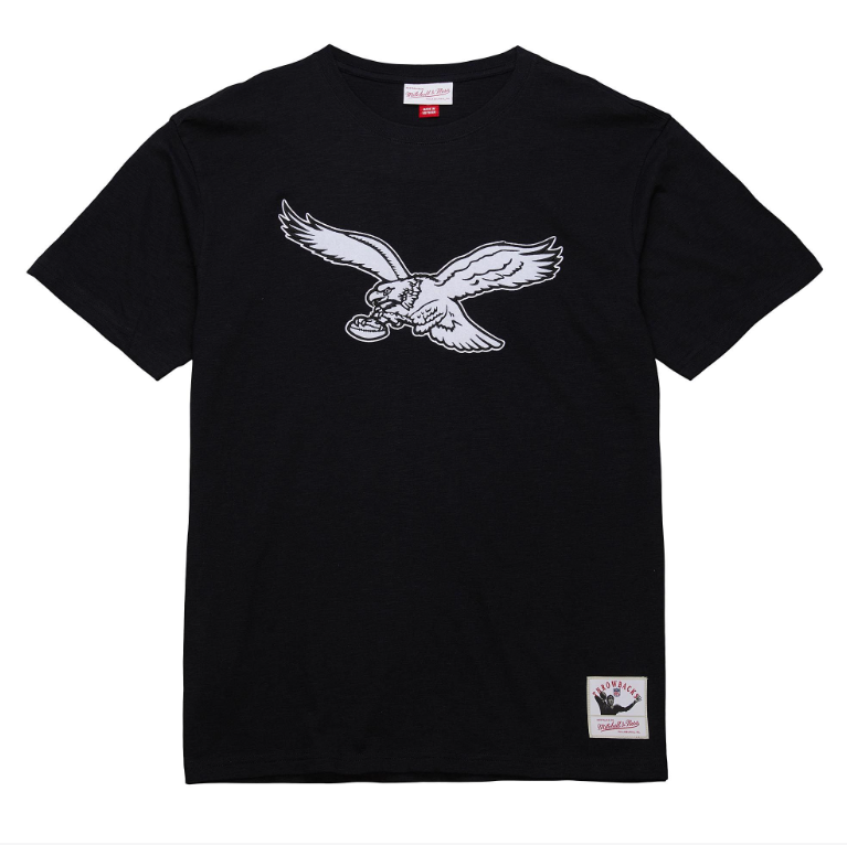 Philadelphia Eagles Mitchell & Ness Legendary Heritage Slub T-Shirt-Black