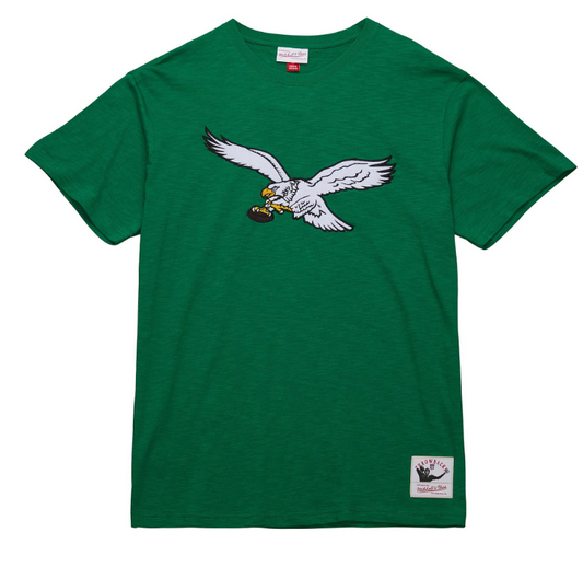 Philadelphia Eagles Mitchell & Ness Legendary Heritage Slub T-Shirt-Green