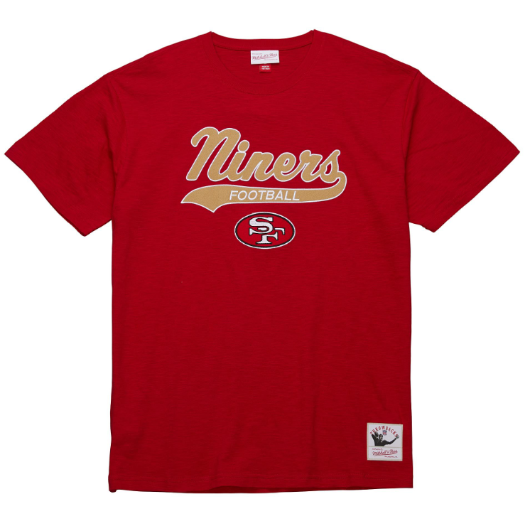San Francisco 49ers Mitchell & Ness Legendary Heritage Slub T-Shirt-Red