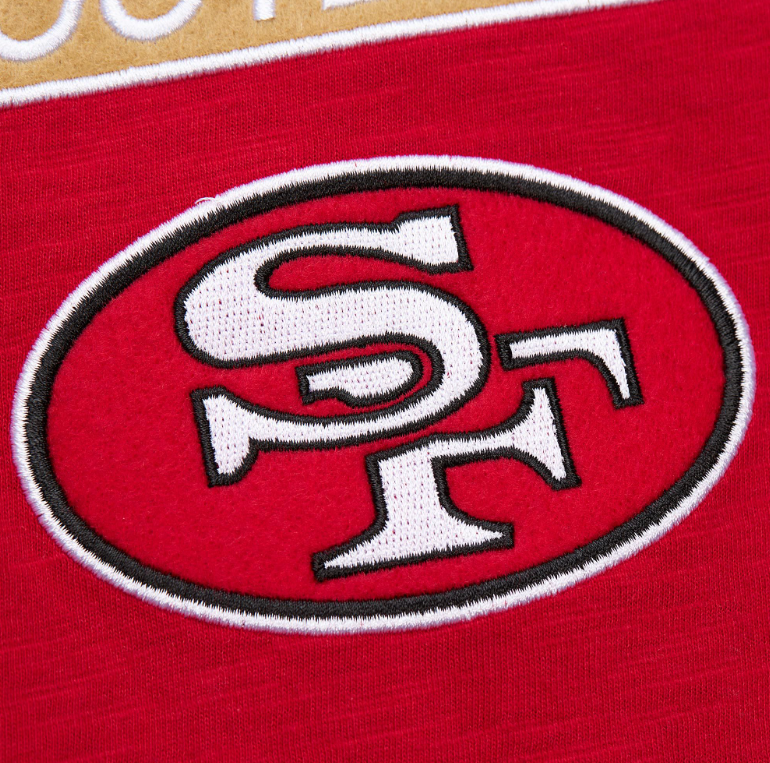 San Francisco 49ers Mitchell & Ness Legendary Heritage Slub T-Shirt-Red