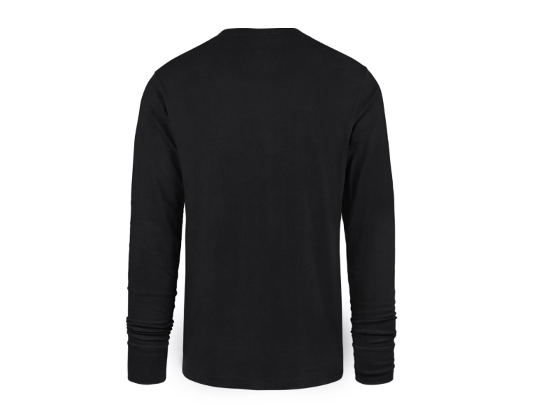 Baltimore Ravens '47 Flint Black Wide Out Franklin Men's Long Sleeve Shirt