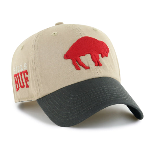 Buffalo Bills '47 Brand Ashford Legacy Clean Up Adjustable Hat - Khaki