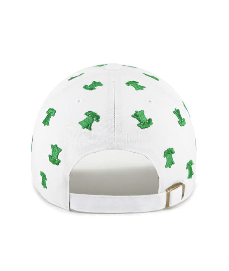 Philadelphia Eagles '47 White Confetti Women's Clean Up Adjustable Hat