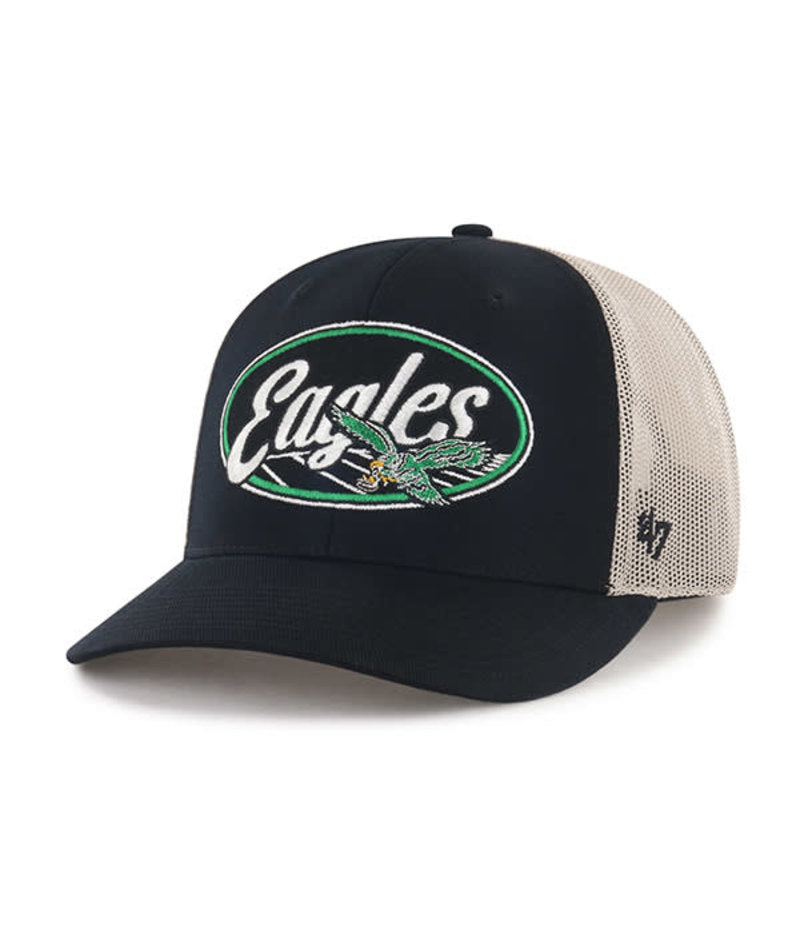 Philadelphia Eagles '47 Enfield Strap Trucker Mesh Snapback Hat