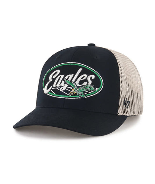 Philadelphia Eagles '47 Enfield Strap Trucker Mesh Snapback Hat