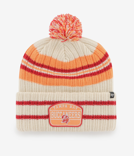 Tampa Bay Buccaneers '47 Brand Hone Cream Knit Hat