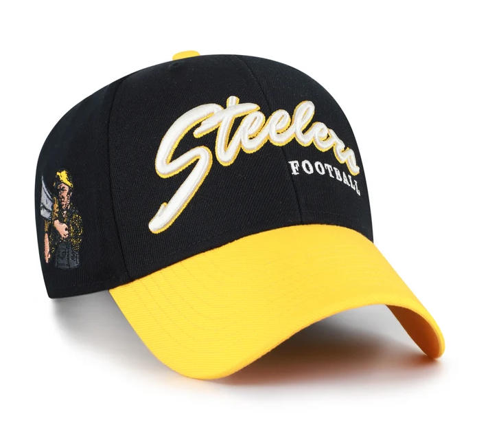 Pittsburgh Steelers '47 KO Script MVP Adjustable Hat