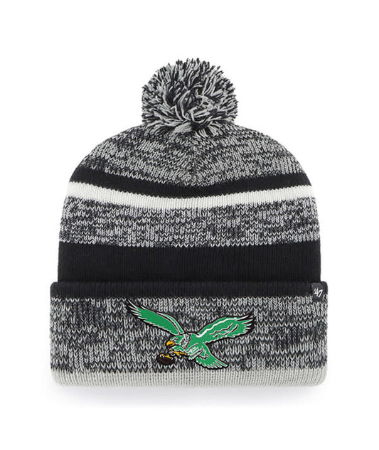 Philaadelphia Eagles '47 Northwest Cuffed Pom Knit Hat- Black