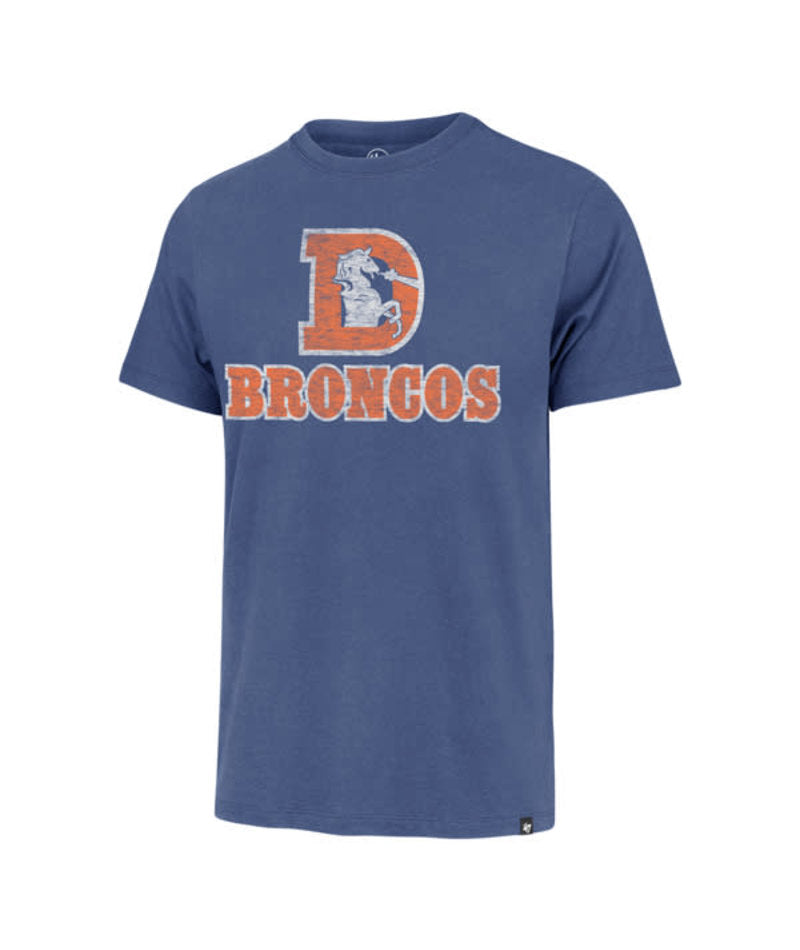 Denver Broncos '47 Replay Franklin T-Shirt- Cadet Blue
