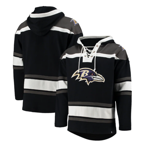 Baltimore Ravens '47 Brand Superior Lacer Hoodie Black