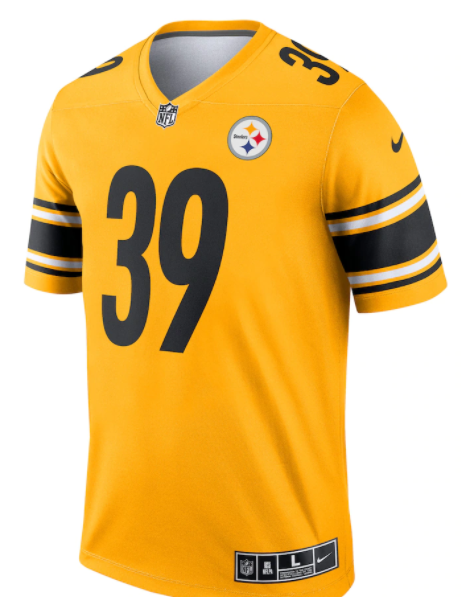 Pittsburgh Steelers #39 Minkah Fitzpatrick Color Rush Youth Jersey - Yellow