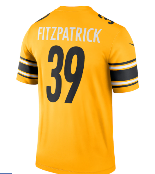 Pittsburgh Steelers #39 Minkah Fitzpatrick Color Rush Youth Jersey - Yellow