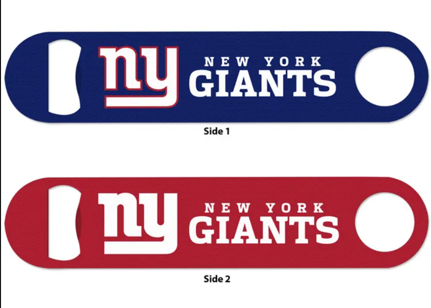 New York Giants Wincraft 2 Sided Bottle Opener