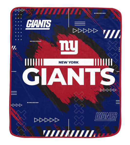 New York Giants Pegasus 60" x 72" Game Tech Ultra Cozy Blanket