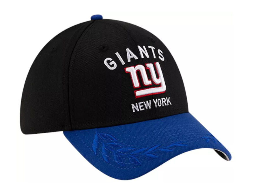 New York Giants New Era 2025 Draft 39THIRTY Flex Hat -Blue/Black
