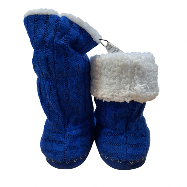 New York Giants Women's Fold Over Knit Cable Boots