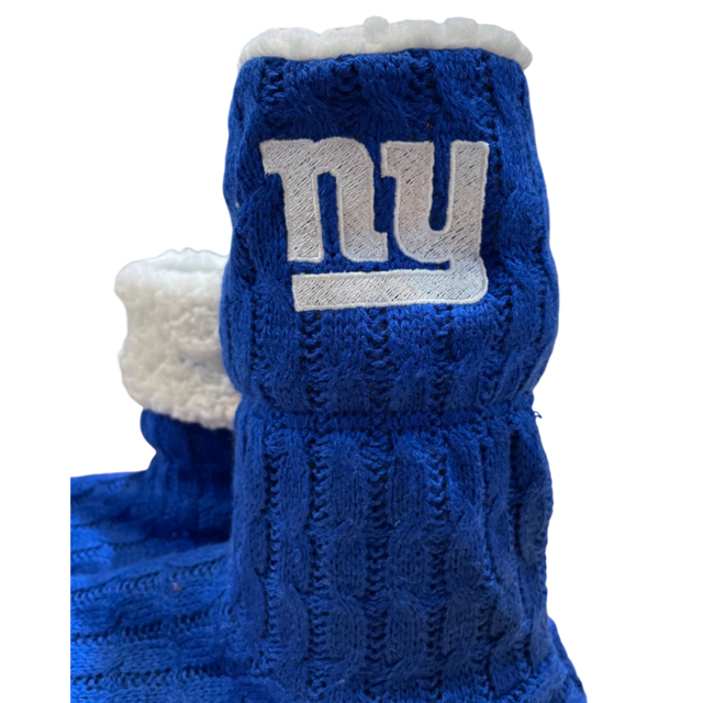 New York Giants Women's Fold Over Knit Cable Boots