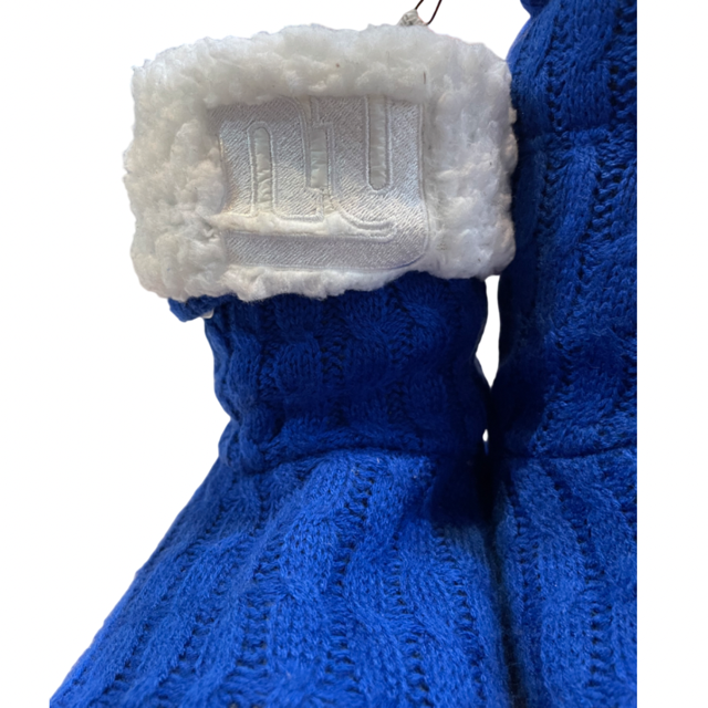 New York Giants Women's Fold Over Knit Cable Boots