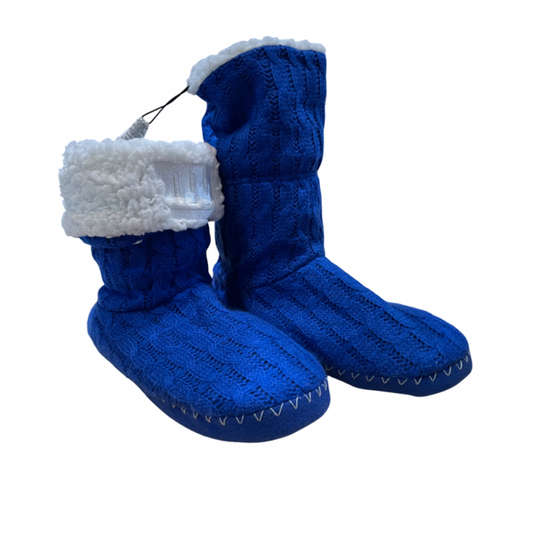 New York Giants Women's Fold Over Knit Cable Boots