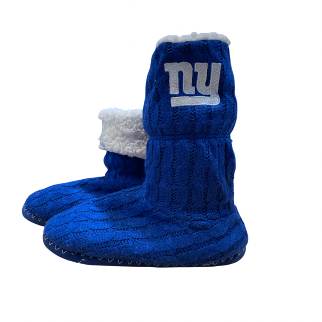 New York Giants Women's Fold Over Knit Cable Boots