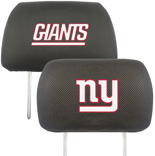 New York Giants  Fan Mat Set of 2 Head Rest Cover