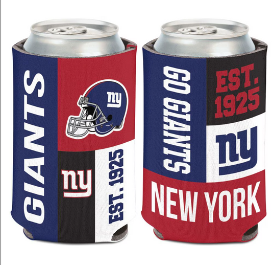 New York Giants Color Block Can Cooler