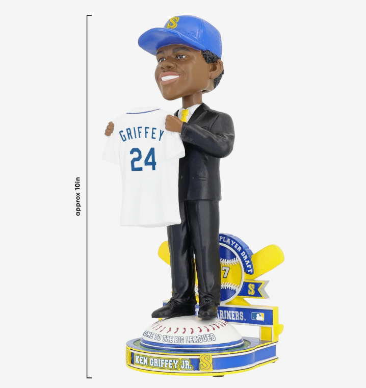 Seattle Mariners FOCO Ken Griffey Jr 1987 Draft Pick Bobblehead