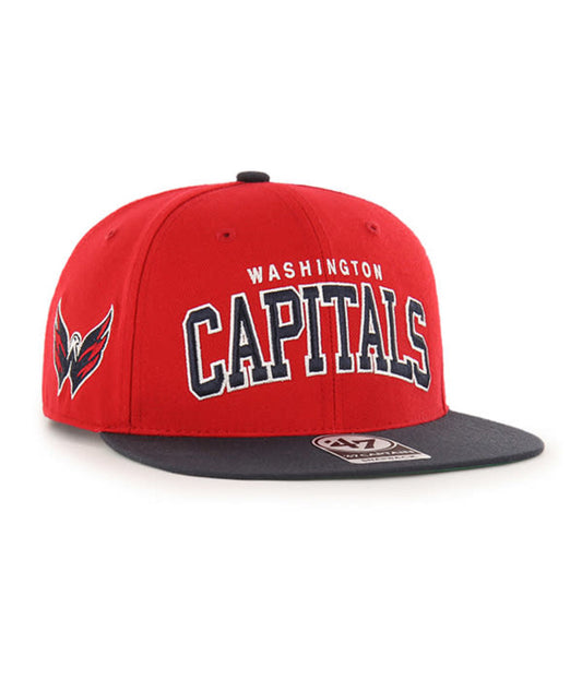 Washington Capitals '47 Brand Captain Snap Back- Red