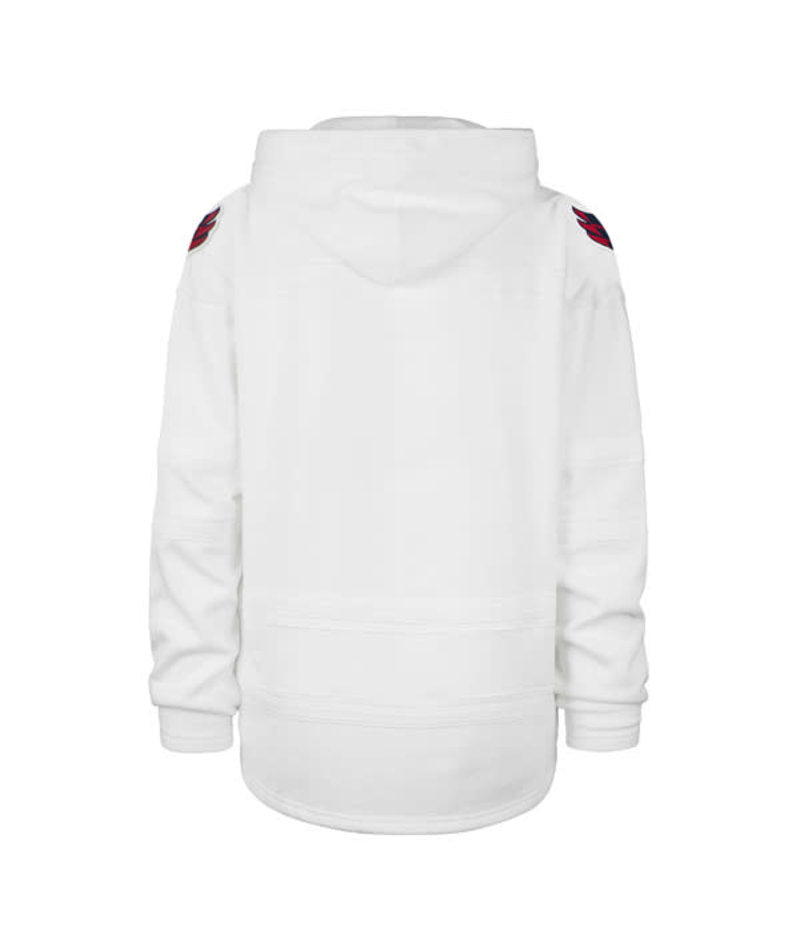 Washington Capitals '47 Superior White Wash Lacer Hoodie