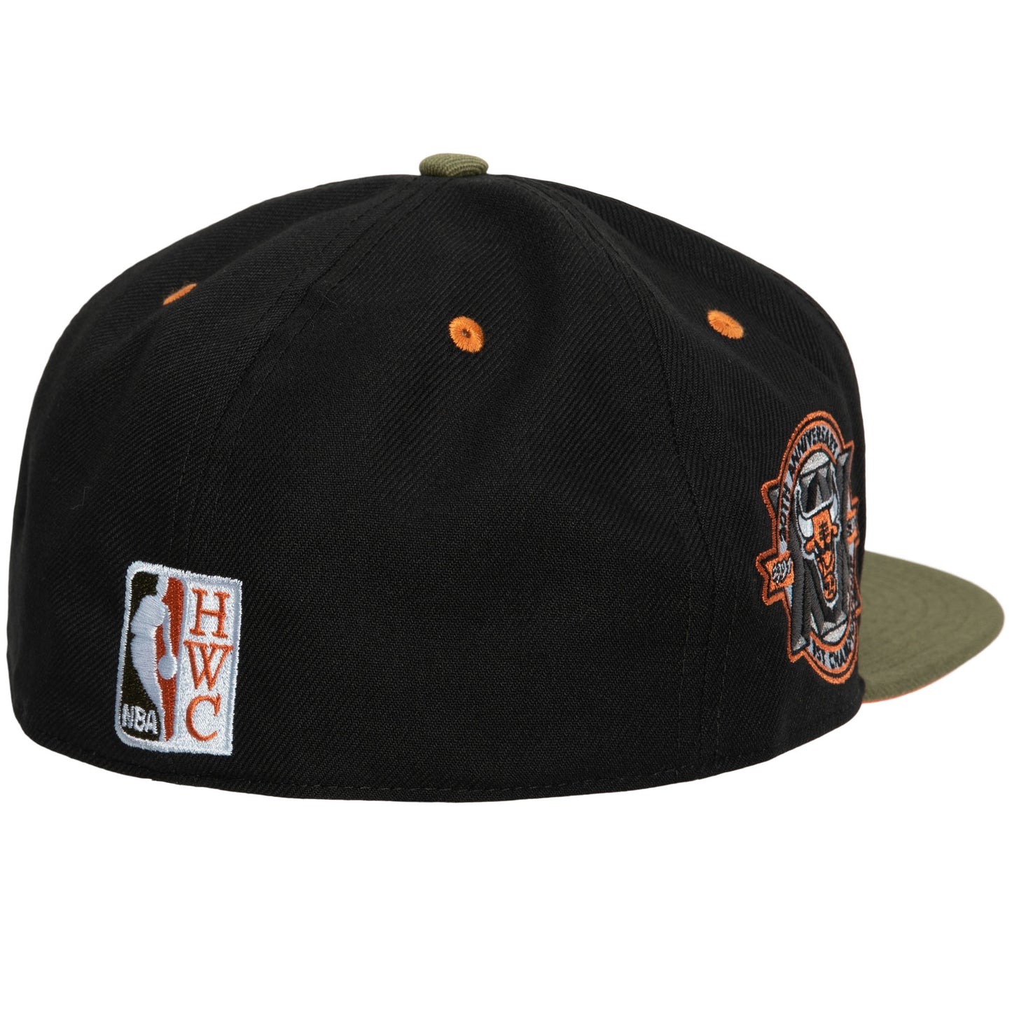 Chicago Bulls Mitchell & Ness Flight Script Fitted Hat