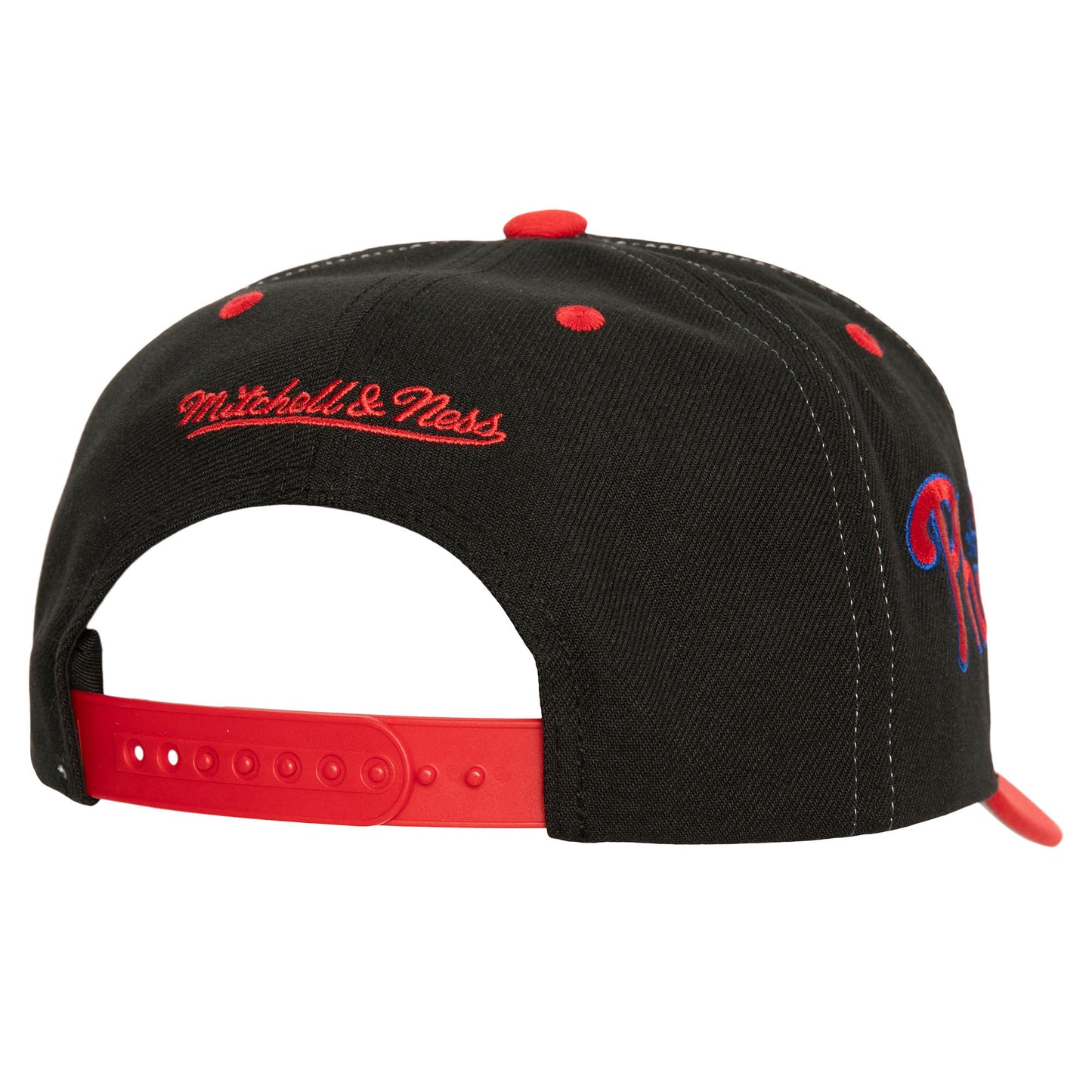 Philadelphia Phillies Mitchell & Ness Over Bite Pro Crown Snapback Hat